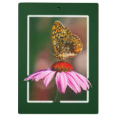 バタフライオンパープルコンフロアー クリップボード (裏面)