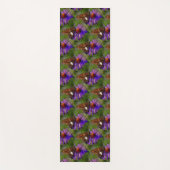 バタフライオンフラワー自然 ヨガマット (正面)