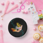 バタフライオンロータス開花と星 ペーパーボウル (パーティー)