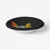 バタフライオンロータス開花 ペーパーボウル (傾斜あり)