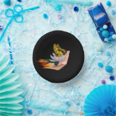 バタフライオンロータス開花 ペーパーボウル (パーティー)