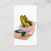 バタフライオンロータス開花 名刺 (裏面)