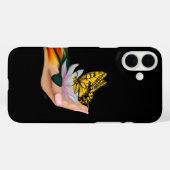 バタフライオンロータス開花 Case-Mate iPhoneケース (裏面 (横))