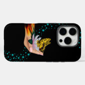 バタフライオンロータス開花 Case-Mate iPhoneケース (裏面 (横))
