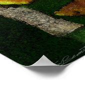 バタフライオーキッドアートポスター–24x36 – その他のサイズ ポスター (角)