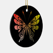 バタフライオーナメント セラミックオーナメント (右)