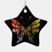 バタフライオーナメント セラミックオーナメント (正面)