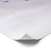 バタフライカスケードポスター ポスター (角)