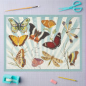 バタフライカットアウト及びコラージュティッシュペーパー 薄葉紙 (クラフト)