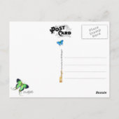 バタフライカラフルコレクション ポストカード (裏面)