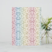 バタフライカラフルスクラップブックページ固定 (スタンド正面)