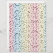 バタフライカラフルスクラップブックページ固定 (正面/裏面)