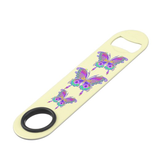 バタフライカラフルタトゥースタイル スピード栓抜き (裏面アングル)