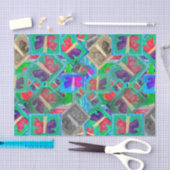 バタフライカラフルダブルチャレンジ |ティッシュペーパー 薄葉紙 (クラフト)