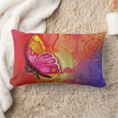 バタフライカラーブラストライト ランバークッション (ブランケット)