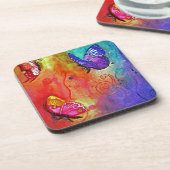 バタフライカラーブラスト コースター (左側)