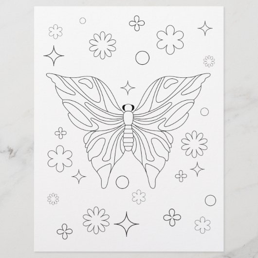 バタフライカラー紙おもしろい (正面)