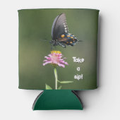 バタフライカワイイクーラーボックス自然クール 缶クーラー (正面)