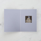 バタフライカード付きフクロウ カード (内部)