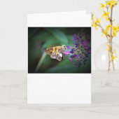 バタフライカード カード (黄色い花)