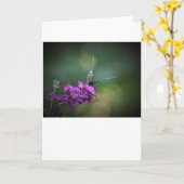 バタフライカード カード (黄色い花)