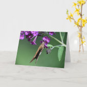 バタフライカード カード (黄色い花)