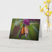 バタフライカード カード (黄色い花)