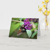 バタフライカード カード (黄色い花)