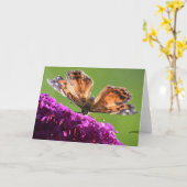 バタフライカード カード (黄色い花)