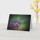 バタフライカード カード (黄色い花)