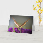 バタフライカード カード (黄色い花)