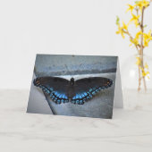 バタフライカード カード (黄色い花)