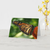 バタフライカ空白のード カード (黄色い花)