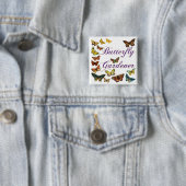 バタフライガーデナーことわざ 缶バッジ (インサイチュ)