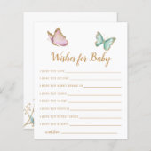 バタフライガーデンがベビーカードを希望 (正面/裏面)