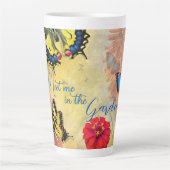 バタフライガーデンことわざトールラテマグ カフェラテマグ (正面)
