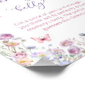 バタフライガーデンどのように大きいかママの腹 ポスター (角)