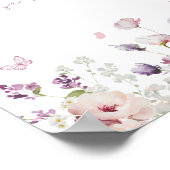 バタフライガーデンの好意サイン ポスター (角)