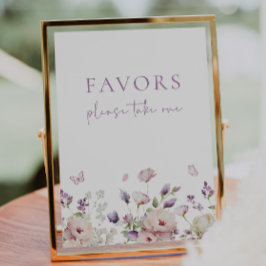 バタフライガーデンの好意サイン ポスター