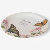 バタフライガーデンカスタム紙プレート ペーパープレート (アングル)