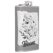 バタフライガーデンスケッチ フラスク (右)