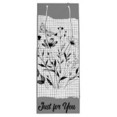 バタフライガーデンスケッチ ワインギフトバッグ (裏面)