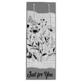 バタフライガーデンスケッチ ワインギフトバッグ (正面)