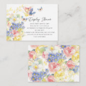 バタフライガーデンディスプレイシャワー エンクロージャーカード (正面/裏面)