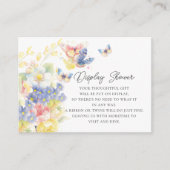 バタフライガーデンディスプレイシャワー エンクロージャーカード (正面)