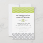 バタフライガーデンパーティの招待状 招待状 (正面)