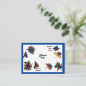 バタフライガーデンビジネスカード 名刺 (スタンド正面)