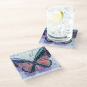 バタフライガーデンファンタジーコースター ガラスコースター (アングル)