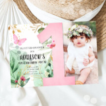 バタフライガーデンフローラフラワーズファースト第1誕生日