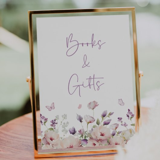 バタフライガーデンブックス&ギフトサイン ポスター